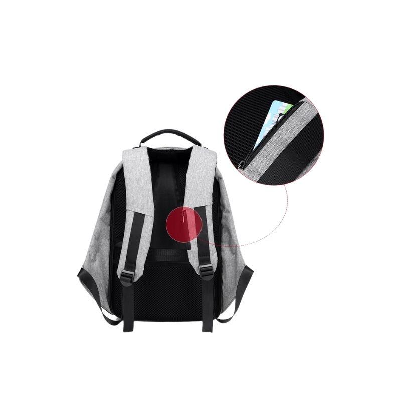 Mochila Antifurto Impermeável com Conector USB - lojastmt