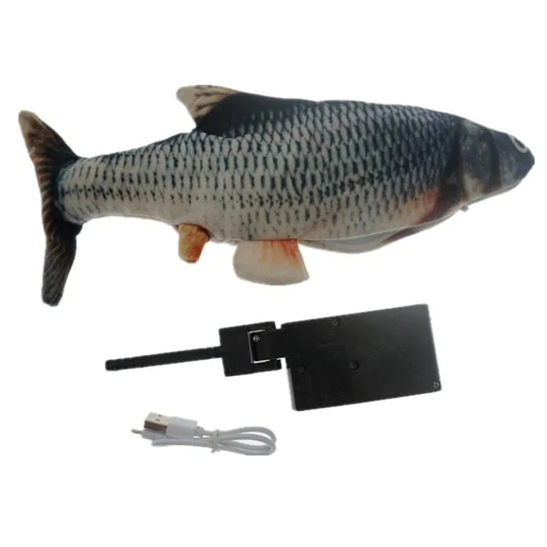 Peixe Interativo Elétrico Para Gatos – Carregamento USB 30cm - lojastmt