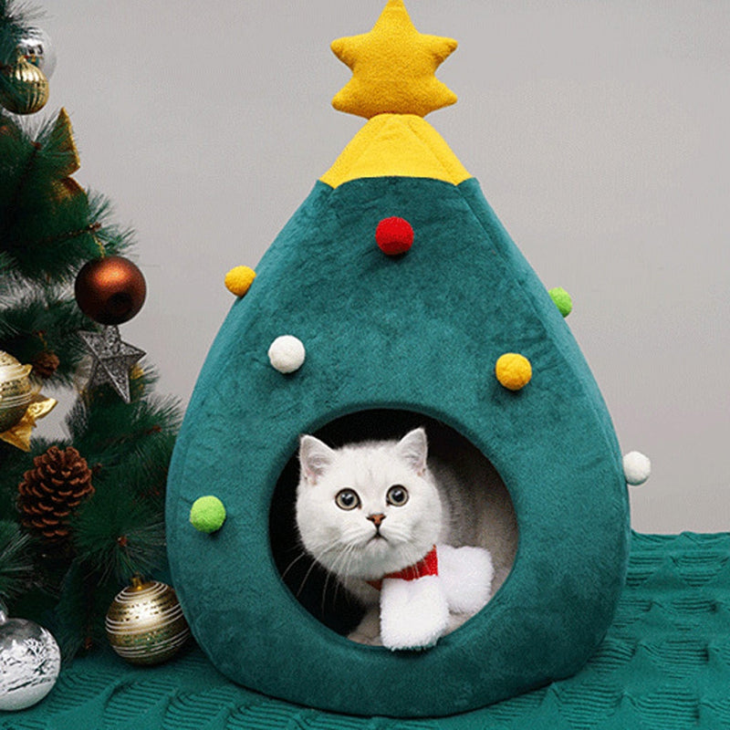 Casinha de Gatos Personalida Para o Natal - lojastmt