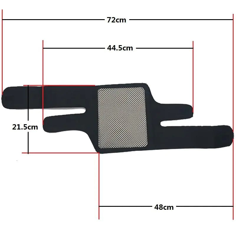 Joelheira Magnética com Turmalinas – artrose, desgastes e inflamações - lojastmt