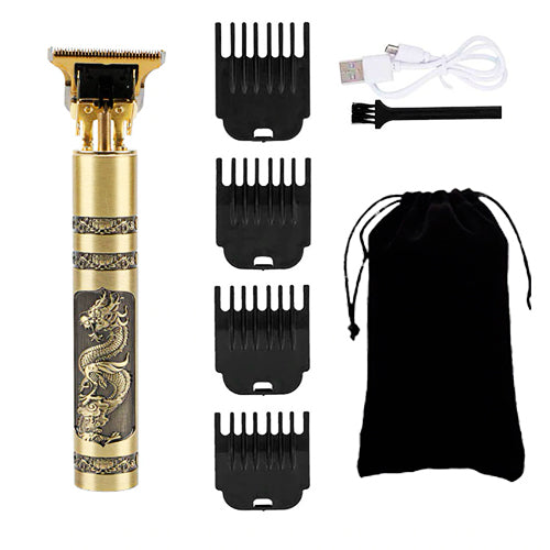 Maquina de Barba e Cabelo MaxShave™ GoldenDragoon - lojastmt